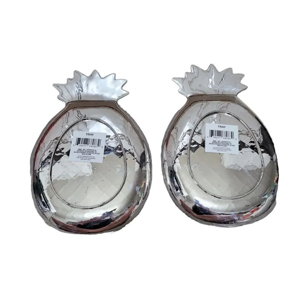 2 pink pineapple trays - Picture 2 of 2